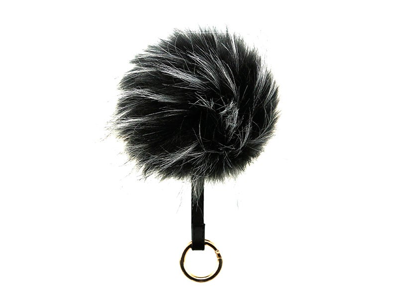 Soft pom clearance pom keychain