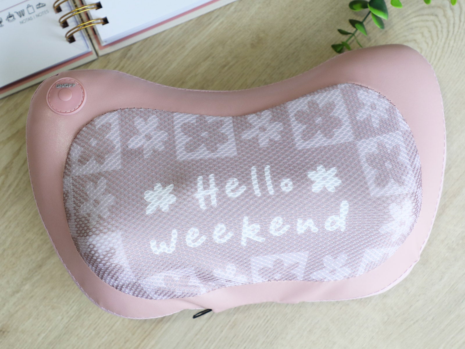 Cojin de masaje polipiel rosa Hello weekend Ale Hop