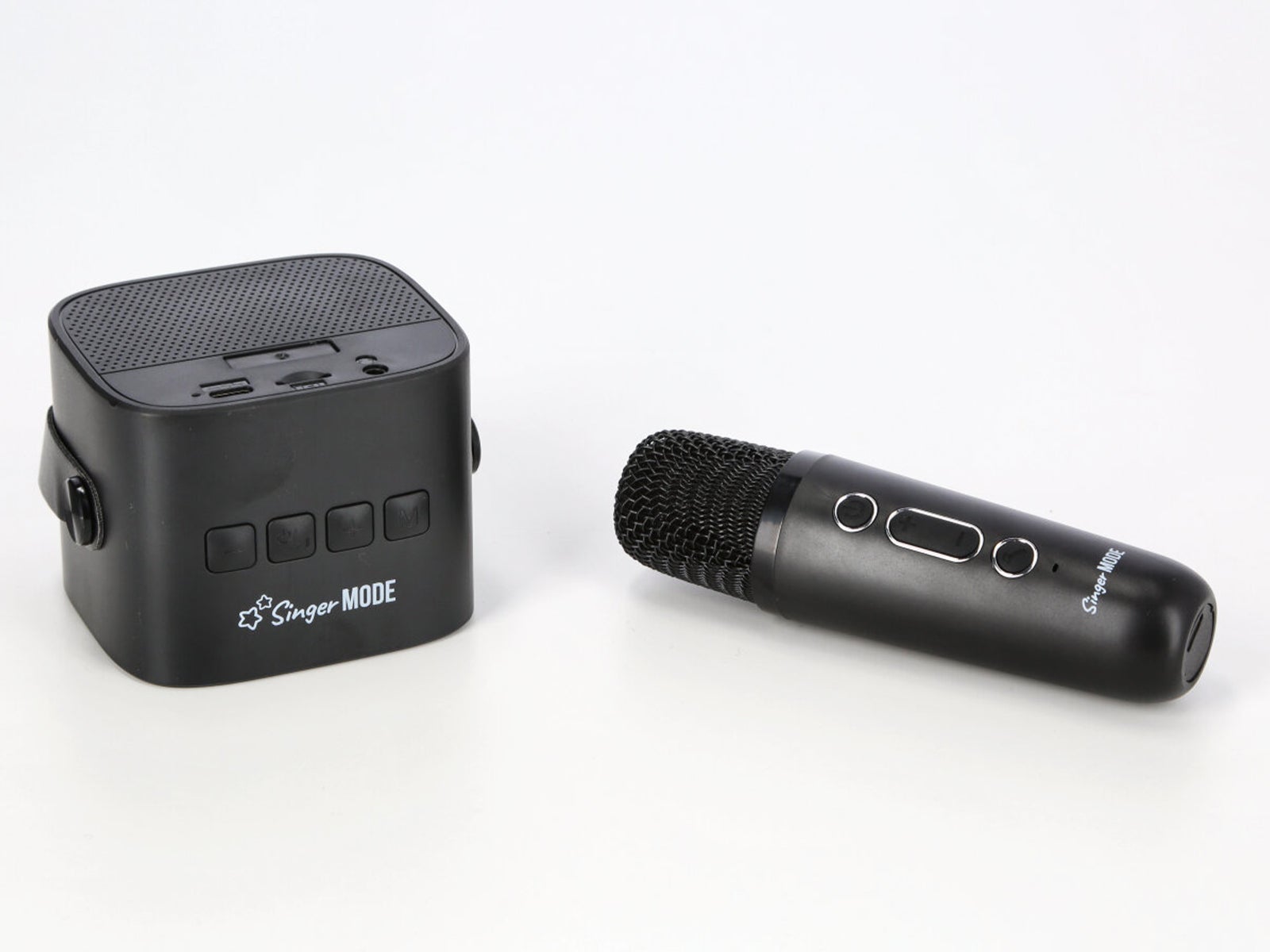 Speaker with karaoke mic