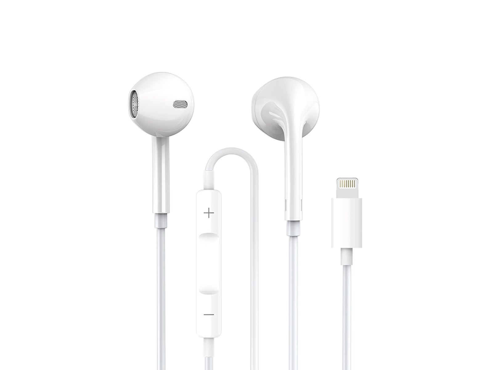 Auriculares inal mbricos lightning blanco Ale Hop