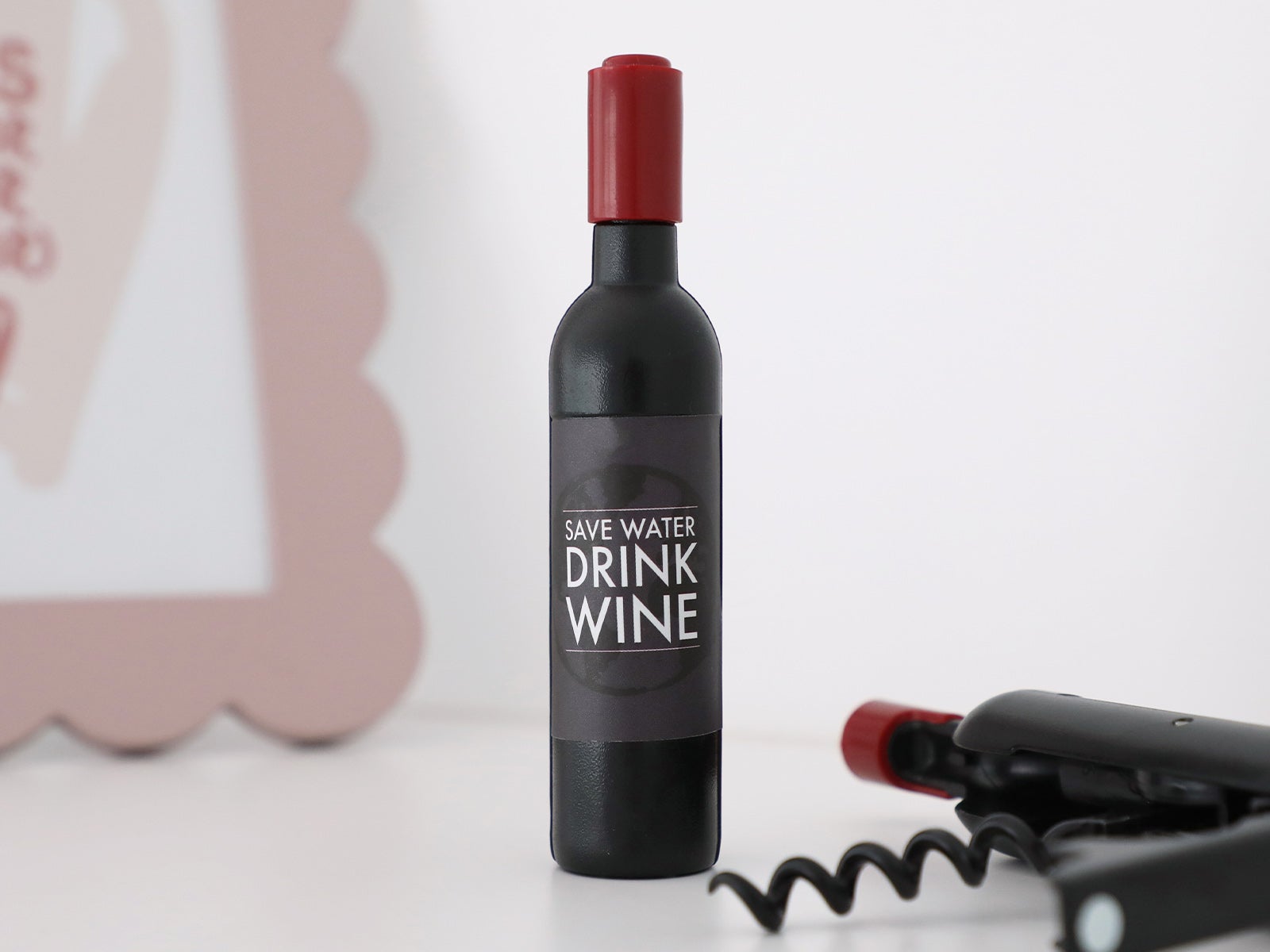 Corkscrew sales water bottle