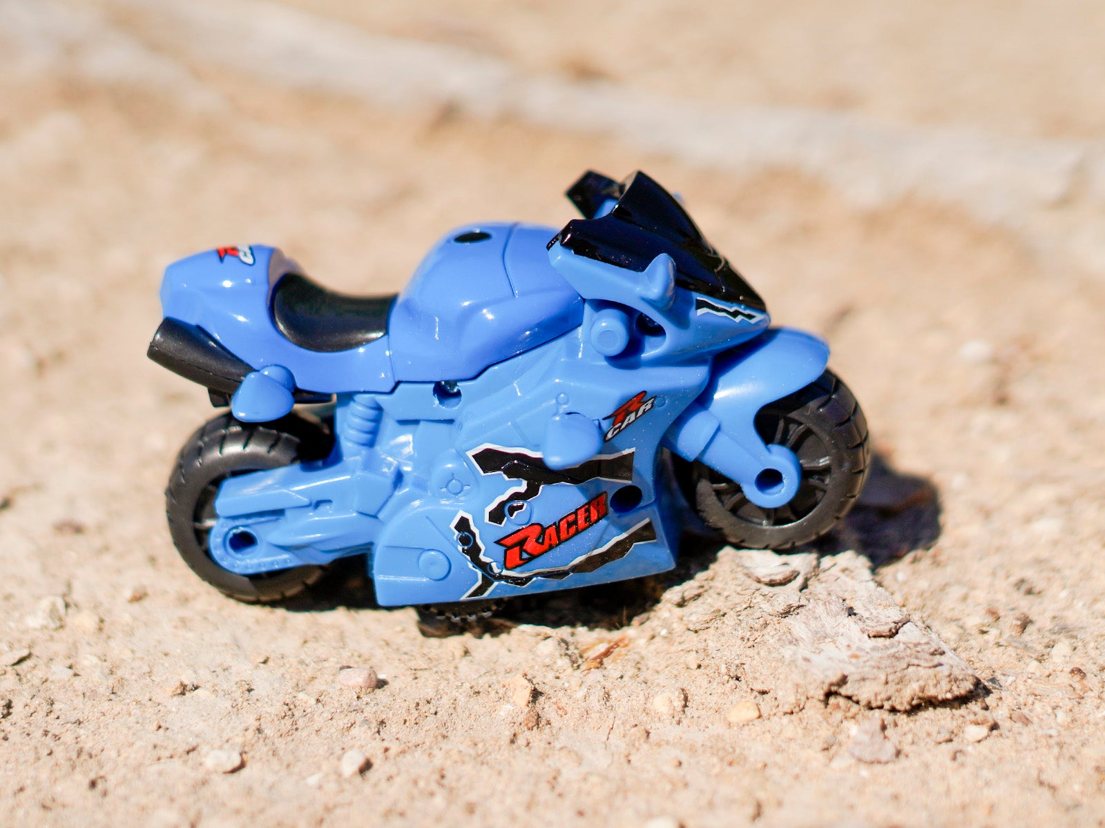 Blue motorcycle sales toy